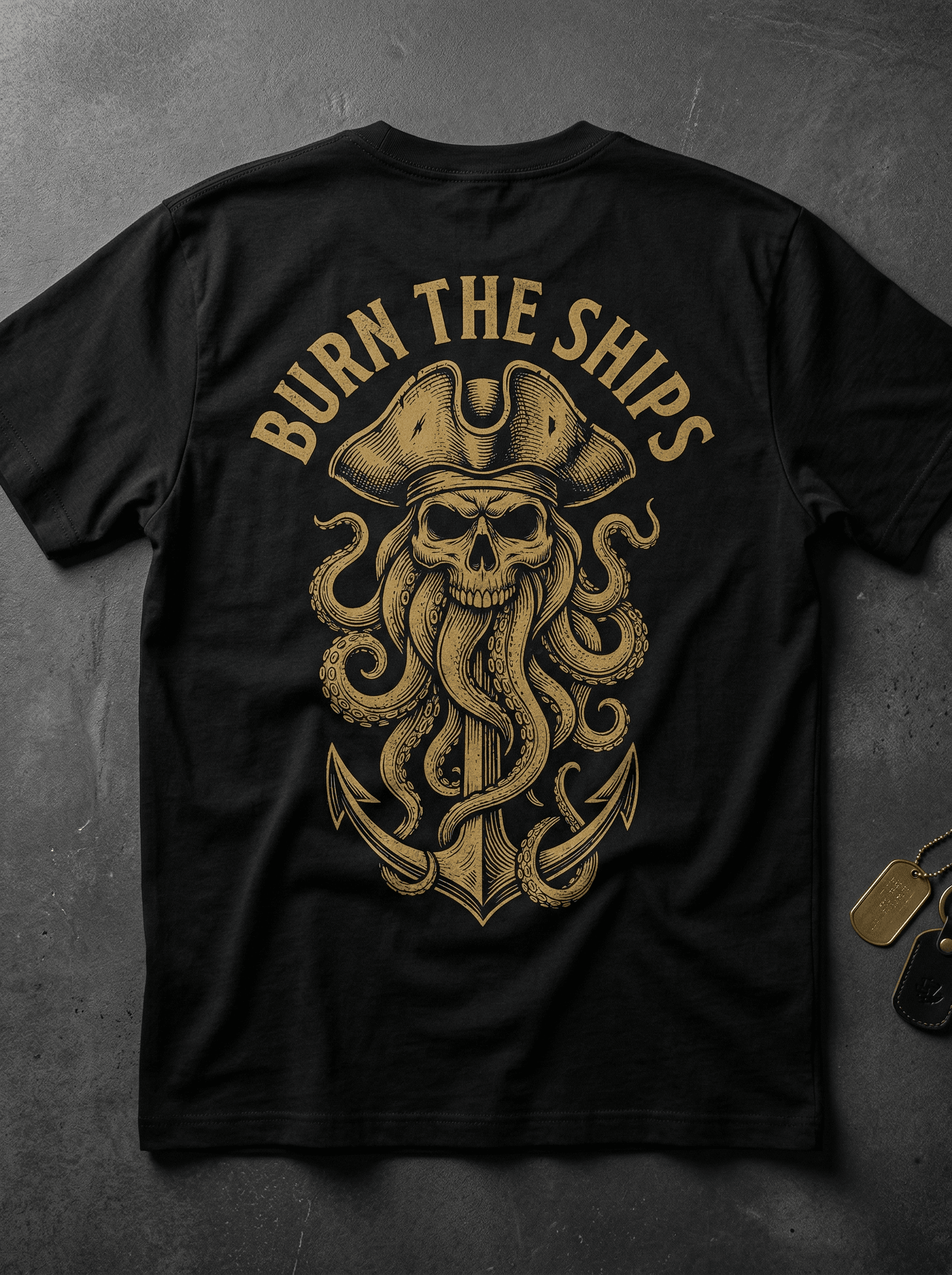 Burn the Ships Tee — Back